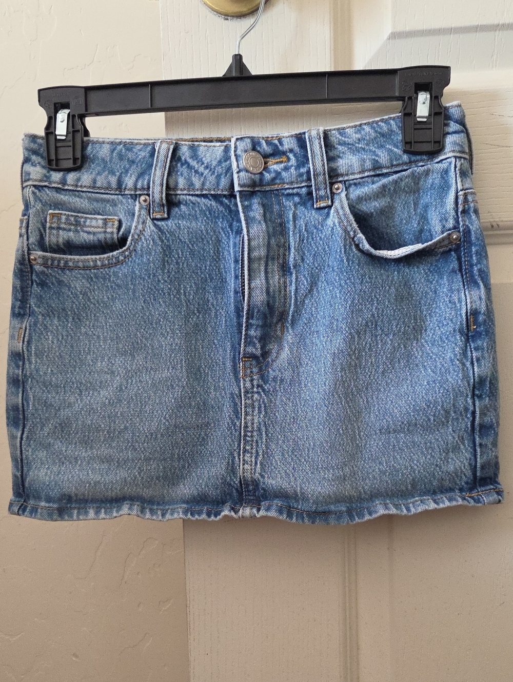 PacSun Light Blue Denim Mini Skirt